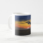 Jaguar Fighter Sunset Mug (Devant gauche)