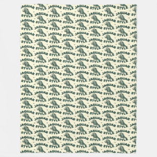 Jaguar fleece deken