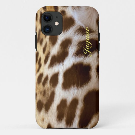 Jaguar Fur Big Cat Wildlife iPhone 5 Coque (Dos)