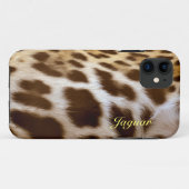 Jaguar Fur Big Cat Wildlife iPhone 5 Coque (Dos (Horizontal))