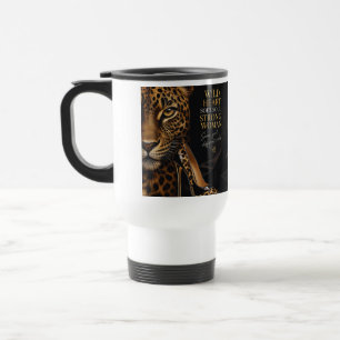 Jaguar & Hoge Hak Luxe Vrouw Design Reisbeker