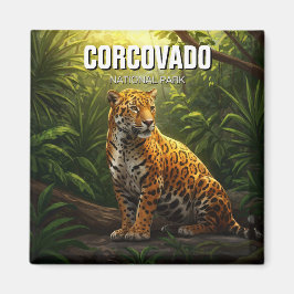 Jaguar in het Corcovado National Park in Costa Ric Magneet