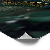 Jaguar in het Oerwoud Poster (Hoek)