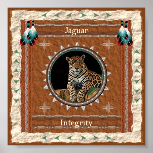 Jaguar Integriteit Energie Poster (Voorkant)