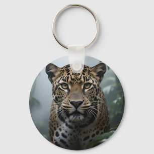 Jaguar Jungle Portret Sleutelhanger