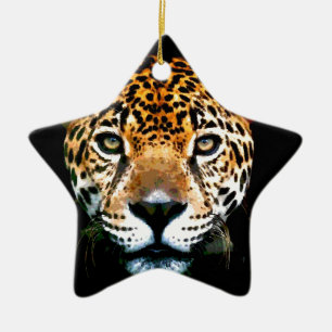 Jaguar Keramisch Ornament
