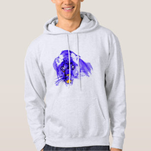 Jaguar kunstwerk hoodie