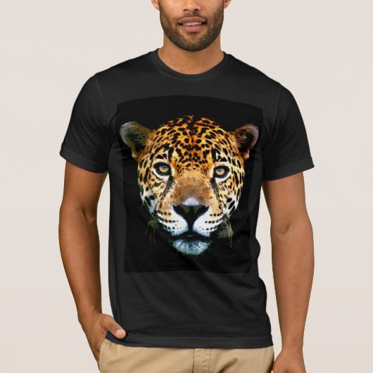 Jaguar kunstwerk t-shirt (Voorkant)