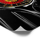 Jaguar Leaper Leaping Cat Poster (Hoek)