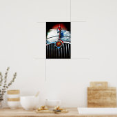 Jaguar Leaper Leaping Cat Poster (Keuken)