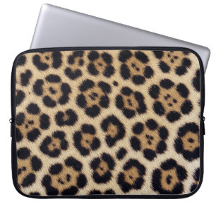 jaguar luipaard textuur bont huid leer dier pri laptop sleeve