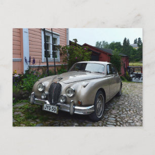 Jaguar Mark 2 in Porvoo, Finland Briefkaart