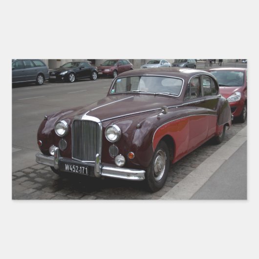 Jaguar Mark IX Rechthoekige Sticker (Voorkant)