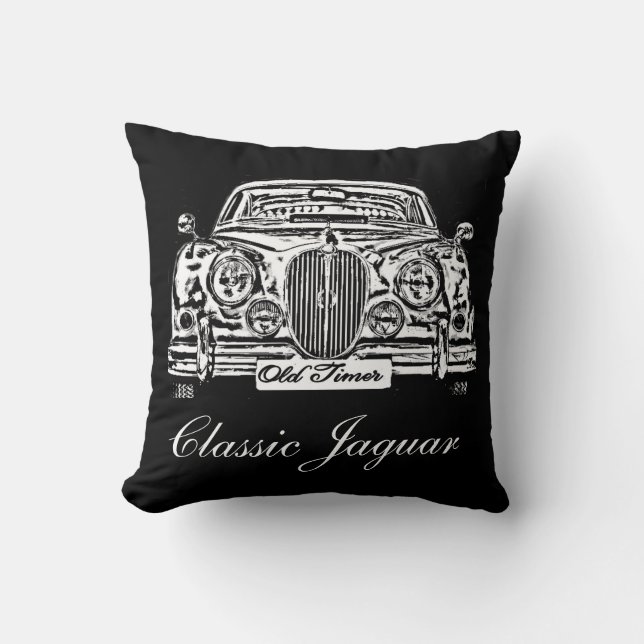 Jaguar MK II Cushion uit 1960 Kussen (Voorkant)