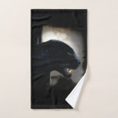 Jaguar noir sauvage (Serviette à main)
