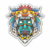 Jaguar of the Night (Tezcatlipoca) Sticker (Voorkant)