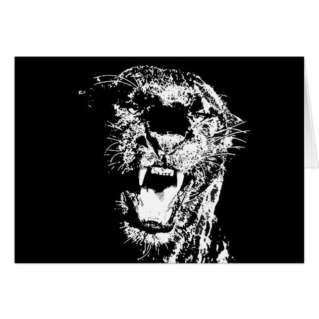 Jaguar - Panthère noire (Devant horizontal)