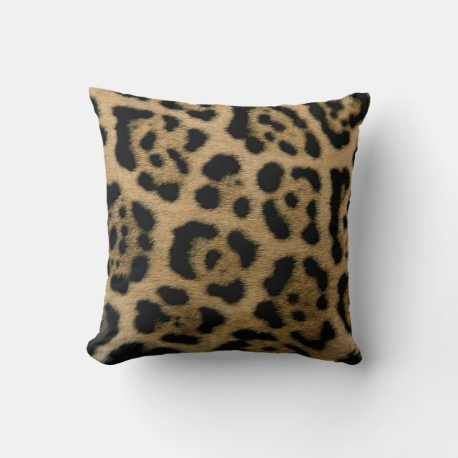 Jaguar Print Kussen (Voorkant)