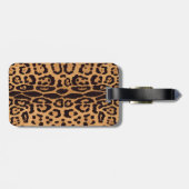 Jaguar Print Personalized bagagelabel (Achterkant horizontaal)
