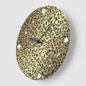 Jaguar Print wandklok Grote Klok (Hoek)