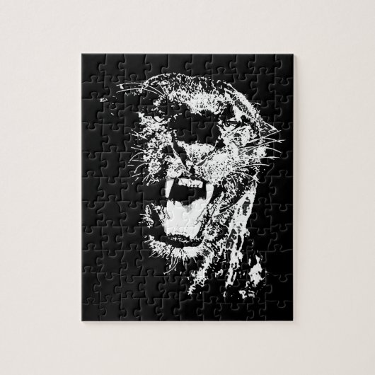 Jaguar Roaring Legpuzzel (Verticaal)