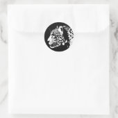 Jaguar Ronde Sticker (Tas)
