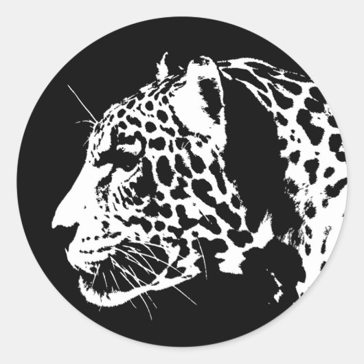 Jaguar Ronde Sticker (Voorkant)
