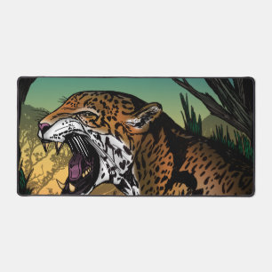 Jaguar rugueux félin Art de la jungle – Teinte de