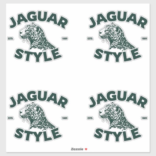 Jaguar Sticker (Feuille)