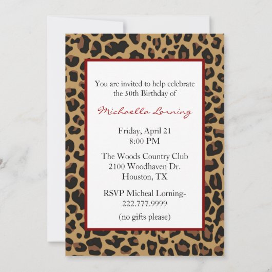 Jaguar Stiletto Custom Invitation de Madame (Dos)