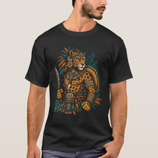Jaguar Tribal Warrior Vintage T-shirt