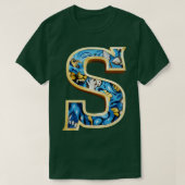 Jaguar TShirt bleu et or (Design devant)