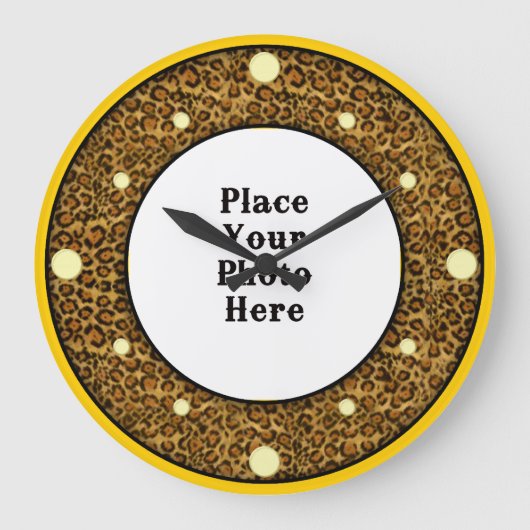 Jaguar Votre horloge murale photo (Recto)