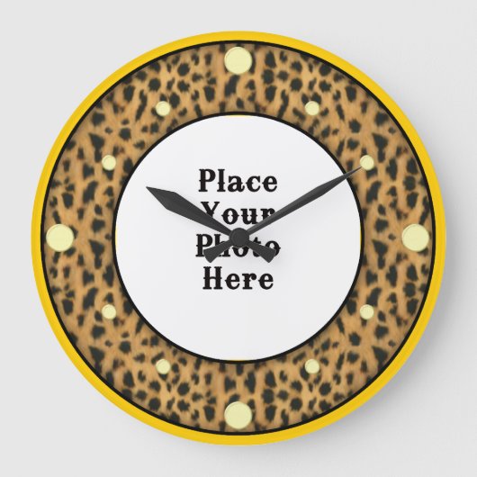 Jaguar Votre horloge murale photo (Recto)