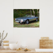 Jaguar XJS V12 Cabriolet Poster (Keuken)