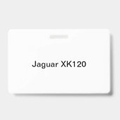 Jaguar XK120 Badge (Back)