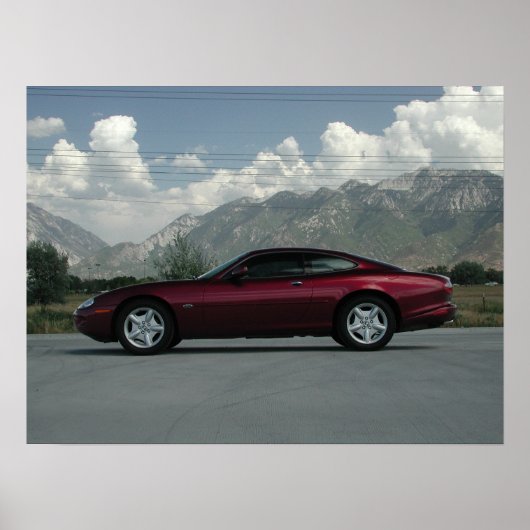 Jaguar XK8 Coupe Poster (Voorkant)