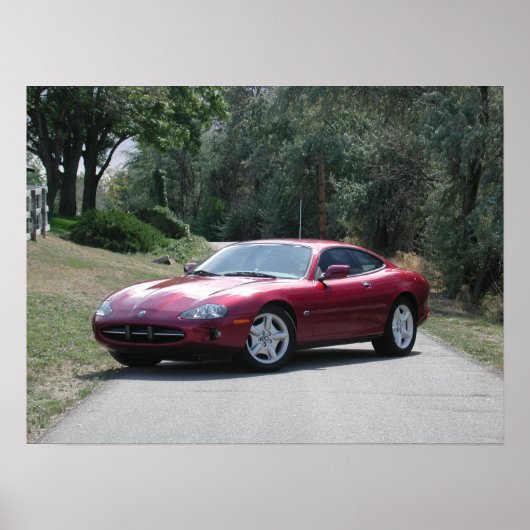 Jaguar XK8 Coupe Poster (Voorkant)