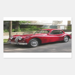 Jaguar XK 120 FHC Rechthoekige Sticker