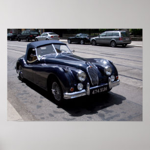 Jaguar XK 120 Poster
