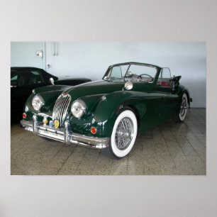 Jaguar XK 120 Poster