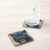 Jaguar - Zwarte Panther Bier Onderzetter (Rechterzijde)
