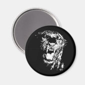 Jaguar - Zwarte Panther Magneet (Voorkant / Achterkant)