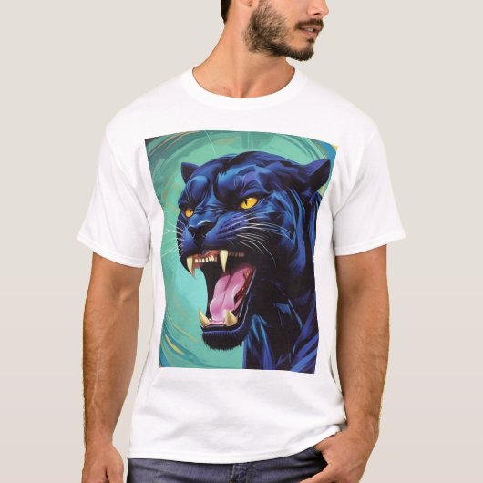 Jaguar - Zwarte Panther T-shirt (Voorkant)
