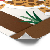 Jaguarkunst voor de kinderkamer poster (Hoek)