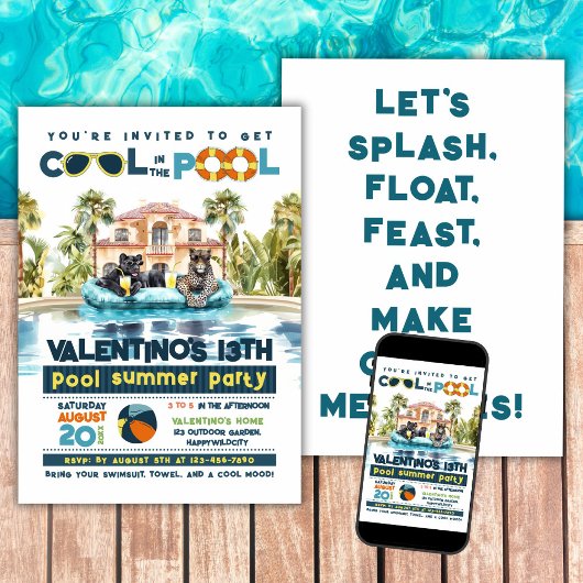 Jaguars Pool Party Kaart