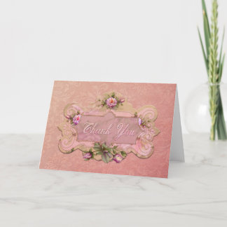 Jaguarwoman's "Rose Roze" Dankkaart Bedankkaart