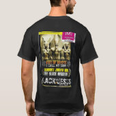 JAH &BLACK MESSIAH ZOON Basic T-shirt met donkere (Achterkant)