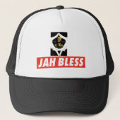 Jah Bless - Haile Selassie - Casquette de camionne (Devant)