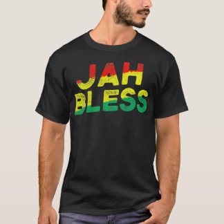 Jah Bless Jamaicaanse Roots Jamaica Rasta Rastafar T-shirt